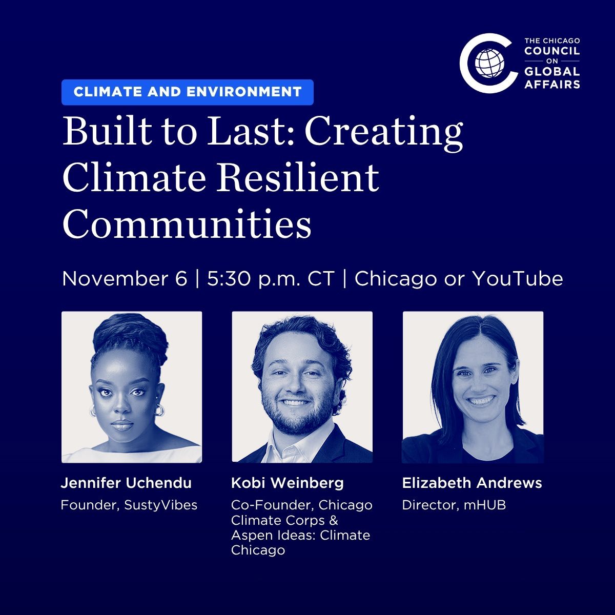 Built to Last: Creating Climate Resilient Communities with The Chicago Council on Global Affairs